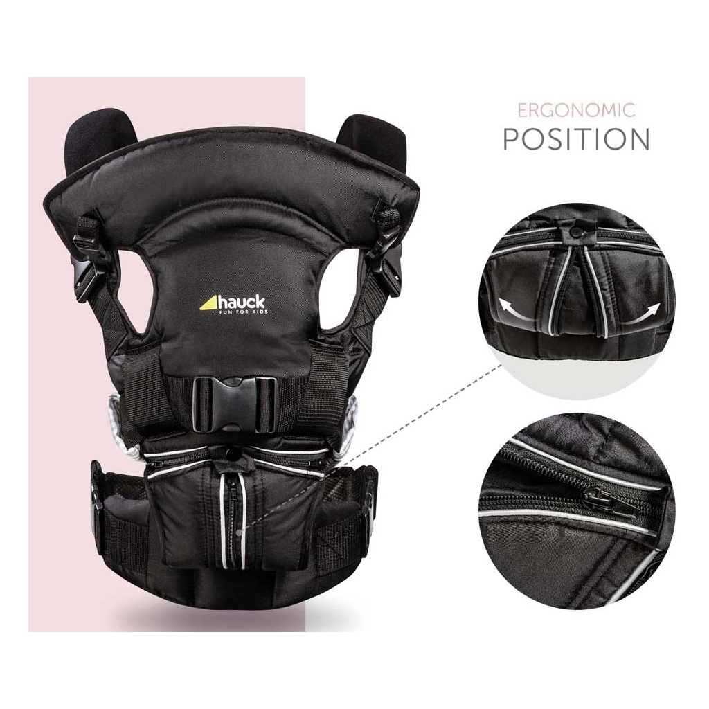 Рюкзак-переноска Hauck 4 Way Carrier Black (58102-5) - изображение 4