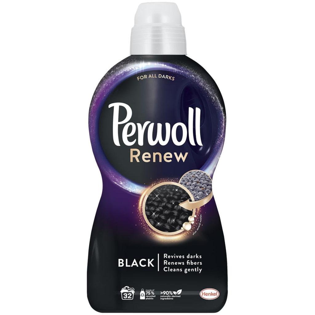 Гель для прання Perwoll Renew Black для темних та чорних речей 1.92 л (9000101542820) - зображення 1