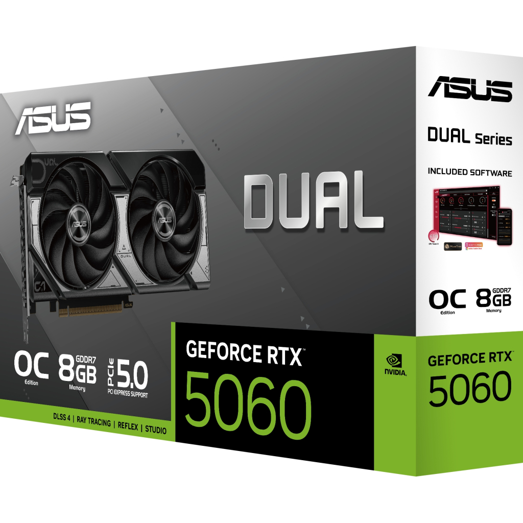 Відеокарта ASUS GeForce RTX5060 8Gb DUAL OC (DUAL-RTX5060-O8G) - зображення 7