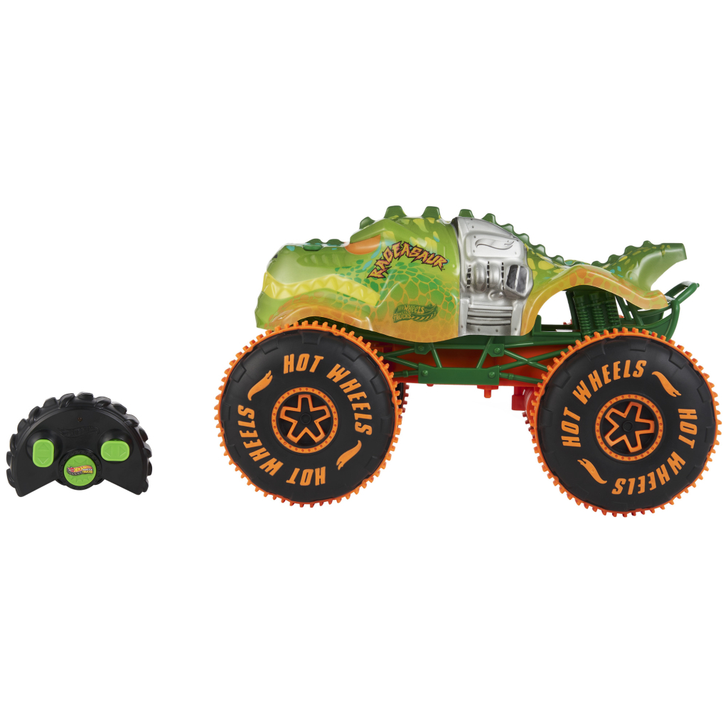 Радіокерована іграшка Hot Wheels Автомодель Monster Trucks Rageasaur 1:15 (JBH03) - зображення 4