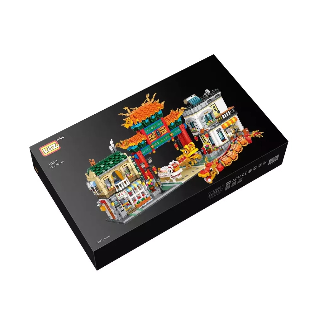 Конструктор LOZ mini Чайнатаун без фігурок (1030) - зображення 3