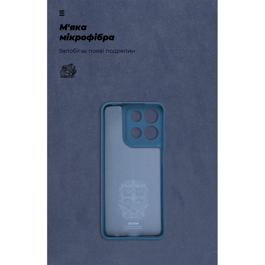 Чохол до мобільного телефона Armorstandart ICON Motorola G15 Camera cover Dark Blue (ARM82987) - зображення 4