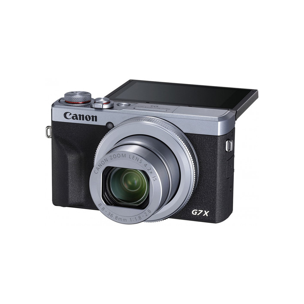 Цифровий фотоапарат Canon Powershot G7 X Mark III Silver (3638C013) - зображення 3