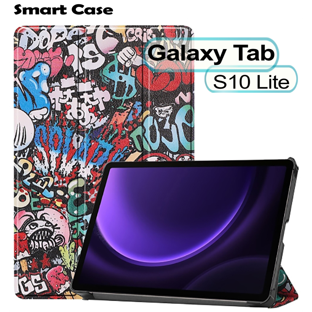 Чохол до планшета BeCover Smart Case Samsung Galaxy Tab S10 Lite SM-X400/406 10.9" Graffiti (713848) - зображення 1