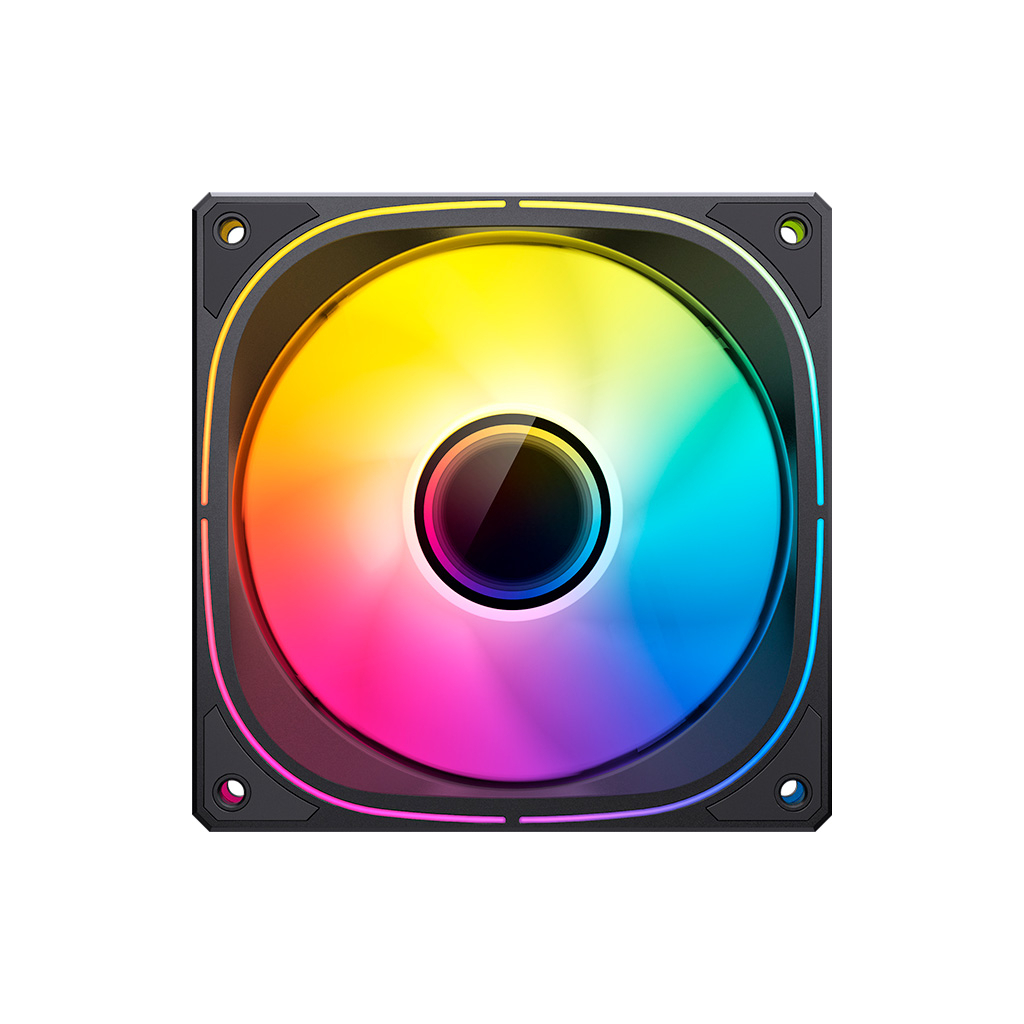 Кулер до корпусу JONSBO FR-505BR Reverse ARGB Black - зображення 2