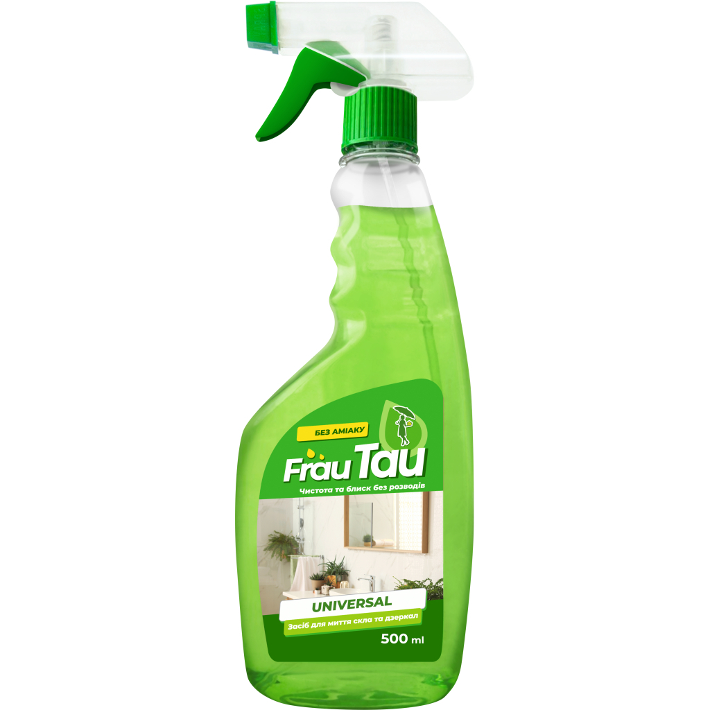 Засіб для миття скла Frau Tau Universal 500 мл (4820263231234) - зображення 1