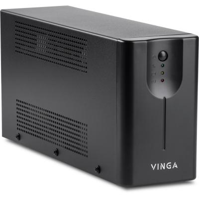 Пристрій безперебійного живлення Vinga LED 800VA metal case (VPE-800M) - зображення 2