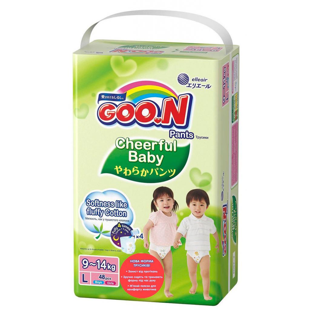 Підгузки GOO.N Cheerful Baby L 9-14 кг унісекс 48 шт. (843285) - зображення 1