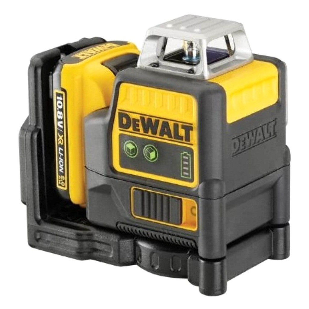Лазерний нівелір DeWALT 10.8/12В XR Li-Ion, зелений промінь, 2Ah, ЗП, кейс (DCE0811D1G) - зображення 1