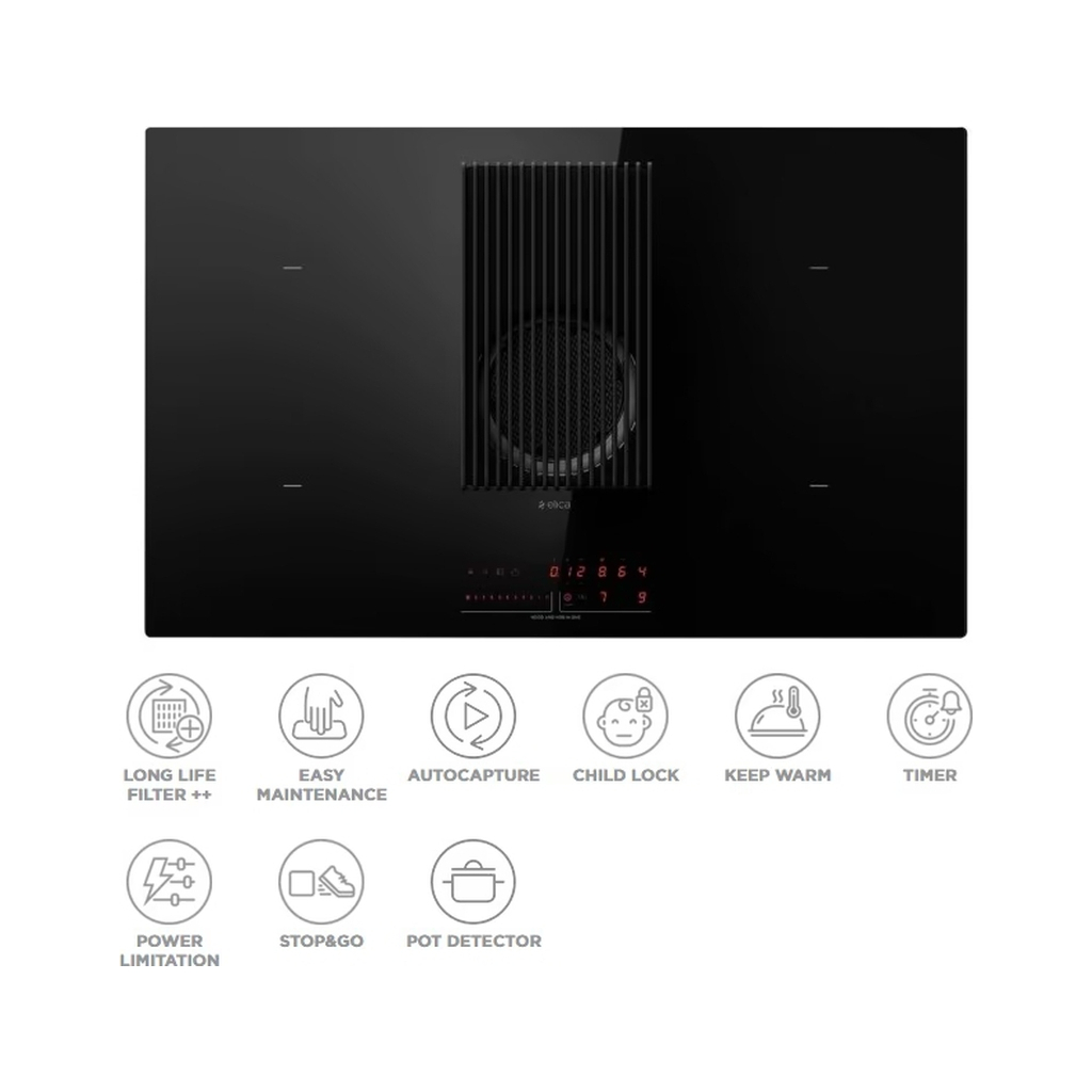 Варочна поверхня Elica NIKOLATESLA PRIME S BL/A/83 - зображення 2