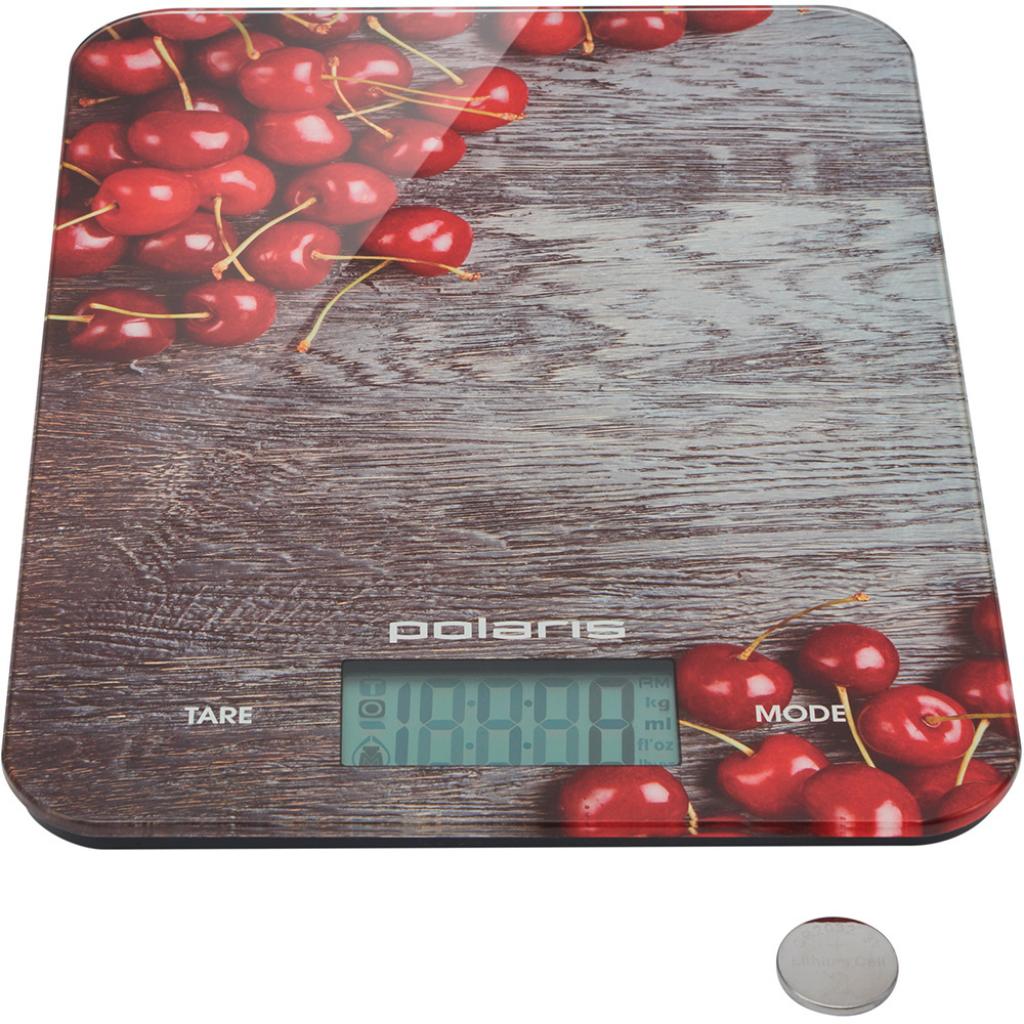 Ваги кухонні Polaris PKS 1046 DG Cherry - зображення 4