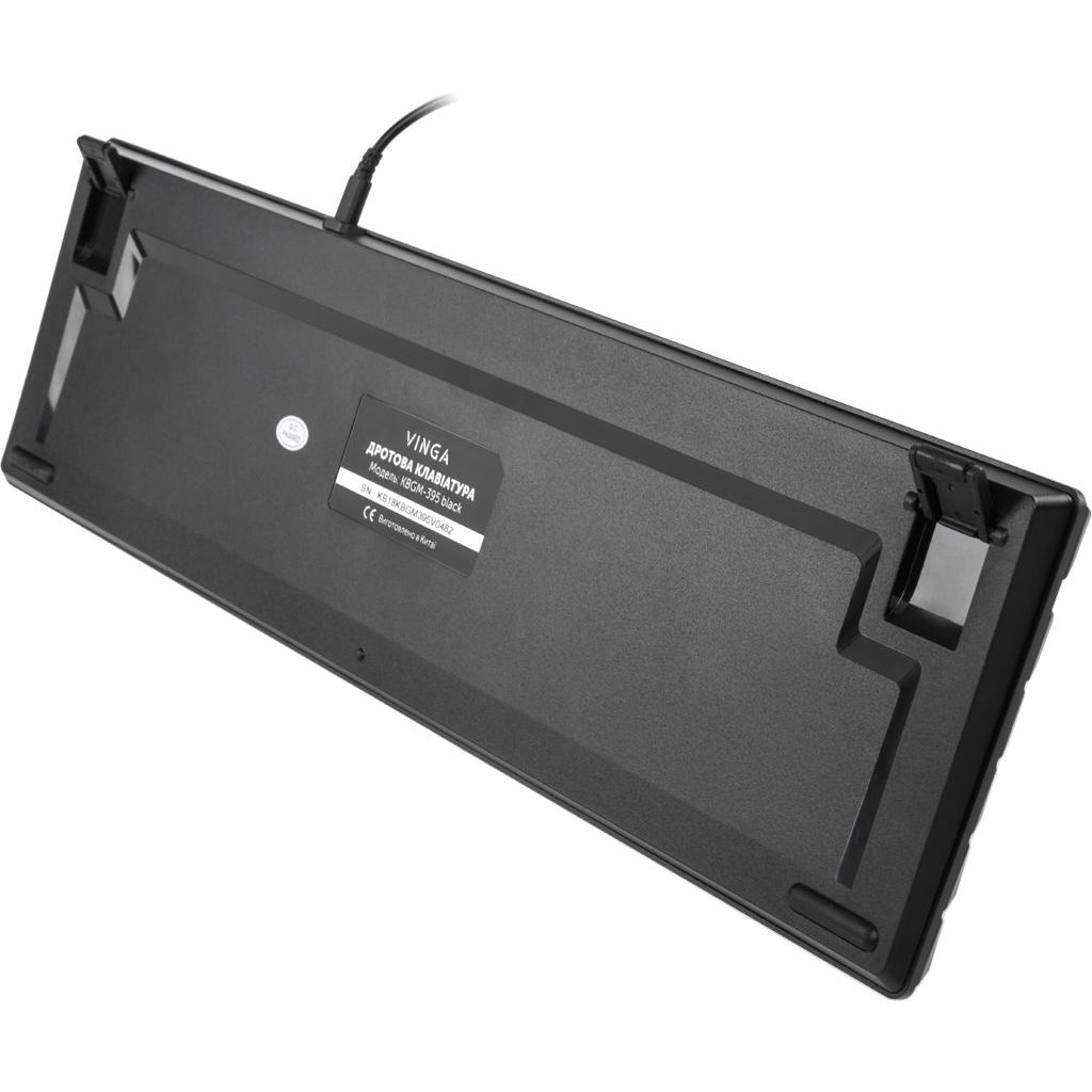 Клавіатура Vinga KBGM-395 black - зображення 7