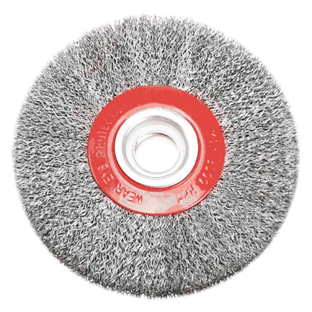 Щітка для електроінструменту Verto на дриль, щітка дротяна дискова, 150 x 32 мм (62H211) - зображення 1