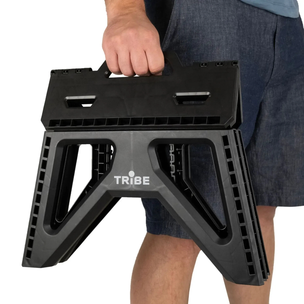 Стілець складаний Tribe Camp Chair Low пластиковий Black (T-EF-0001-black) - зображення 8