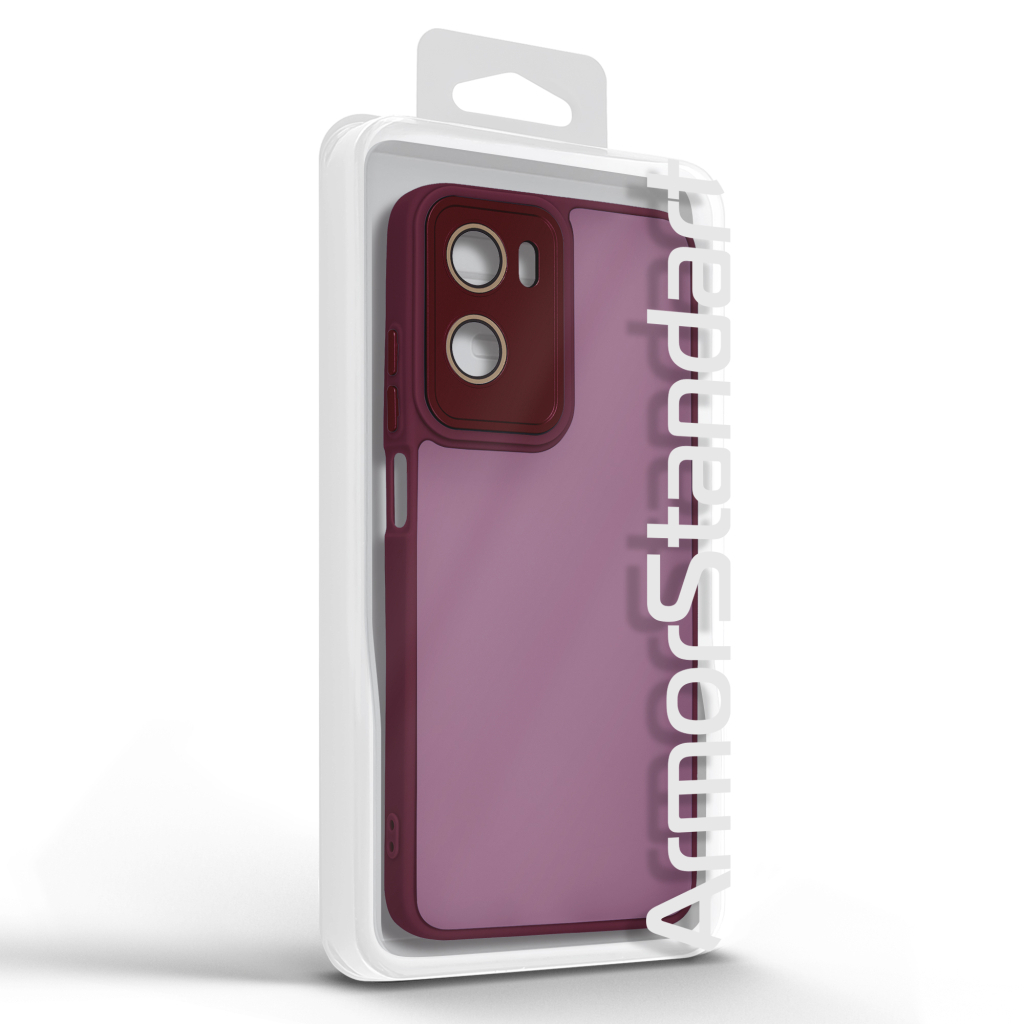 Чохол до мобільного телефона Armorstandart ShadeX Motorola G05 / E15 Wine Red (ARM83018) - зображення 3