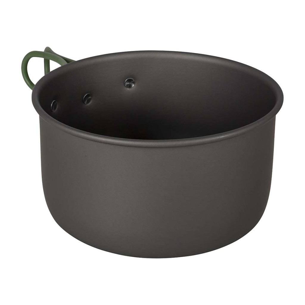 Набір туристичного посуду Bo-Camp Explorer 3 Pieces Hard Anodized Grey/Green (2200239) - изображение 8