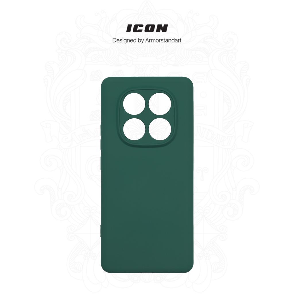 Чохол до мобільного телефона Armorstandart ICON Xiaomi Redmi Note 14 Pro 4G Dark Green (ARM86878) - зображення 3