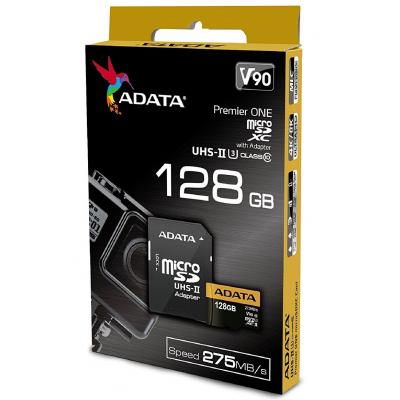 Карта пам'яті ADATA 128GB microSD class 10 UHS-II U3 (AUSDX128GUII3CL10-CA1) - зображення 4