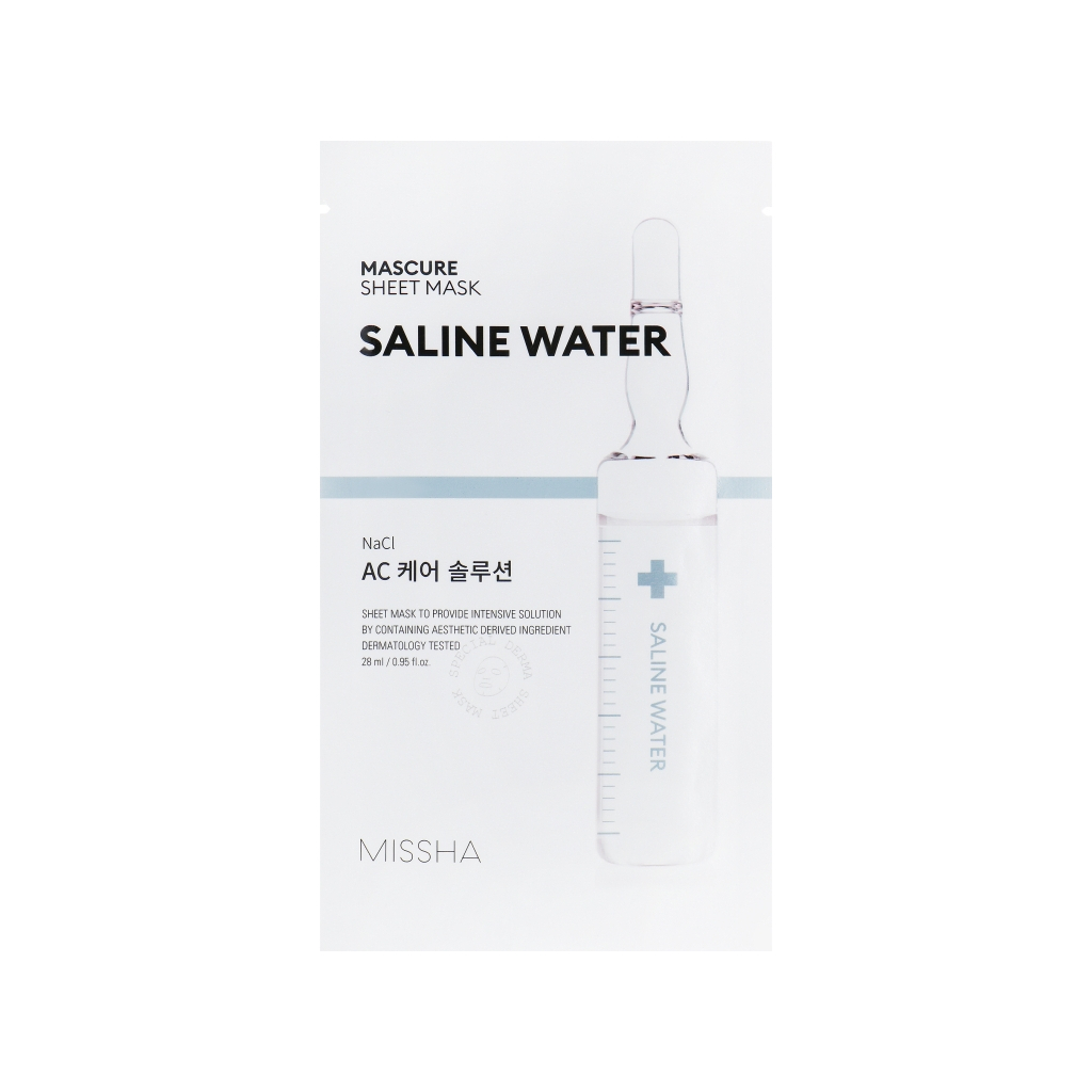 Маска для обличчя Missha AC Saline Water Sheet Mask 28 мл (8809581456570) - изображение 1