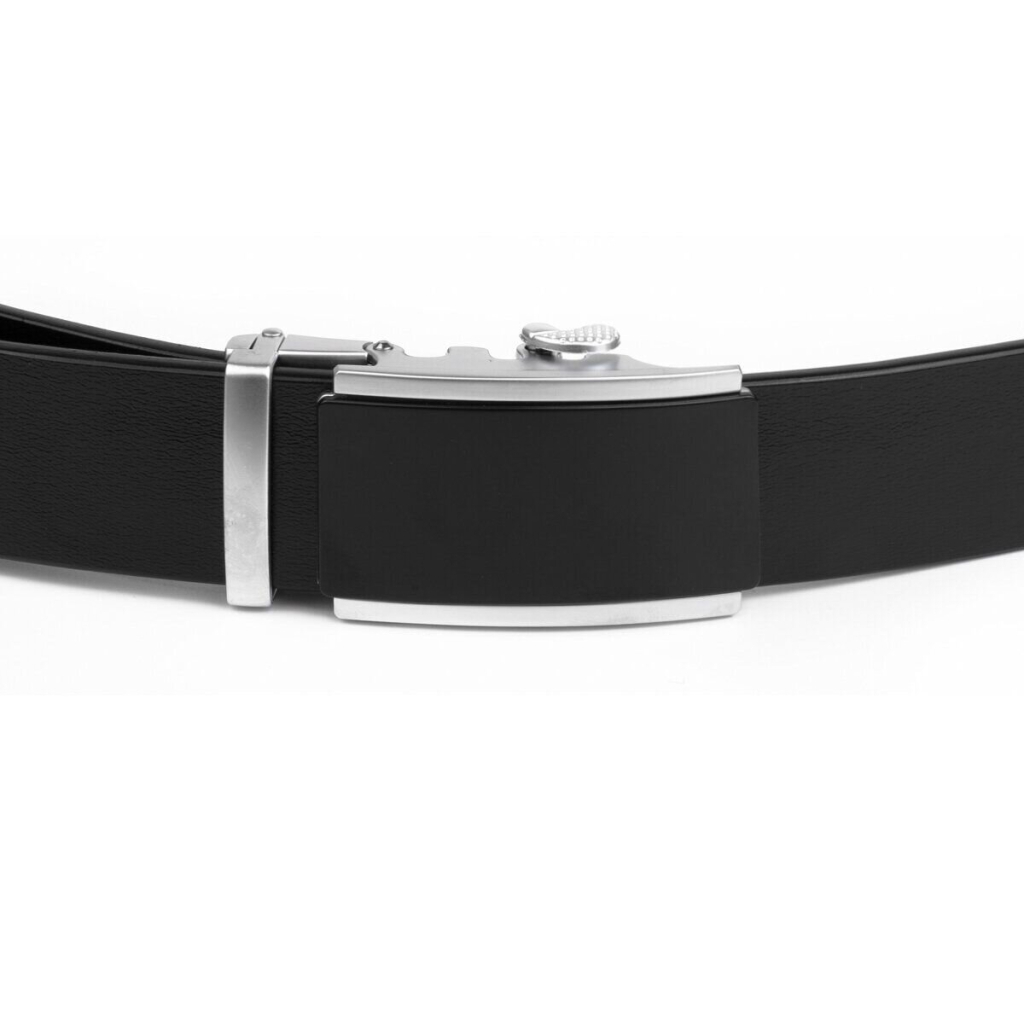 Ремінь Vintage Чоловічий з автоматичною пряжкою Чорний (20294) - зображення 2