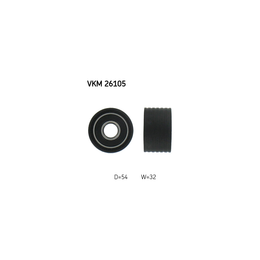 Ролик натягувача ременя SKF VKM 26105 - зображення 1