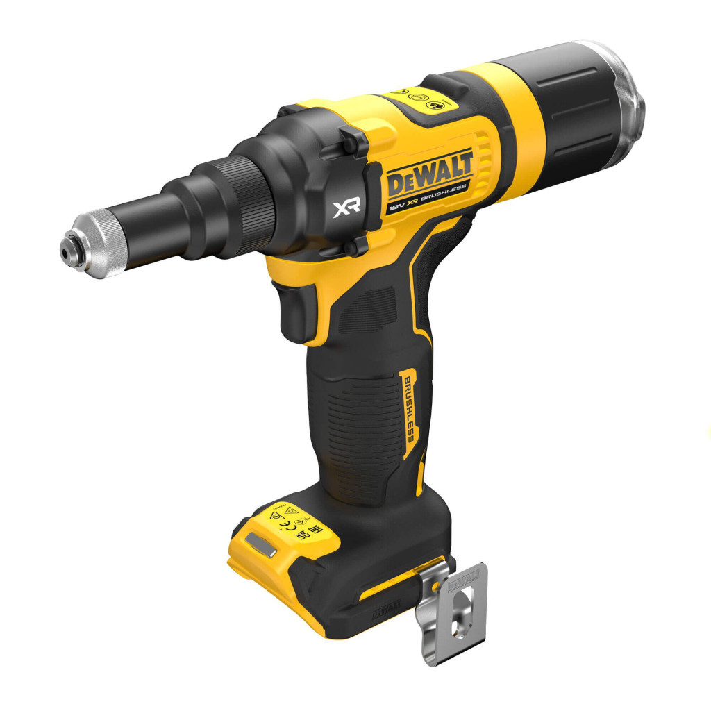 Заклепувальник DeWALT 18 В XR Li-Ion, 10 kN, d.закл.=2.4-4.8 мм (без АКБ та ЗП) (DCF403NT) - изображение 3