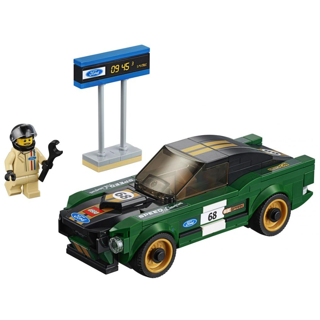 Конструктор LEGO Speed Champions 1968 Ford Mustang Fastback 183 деталі (75884) - зображення 2