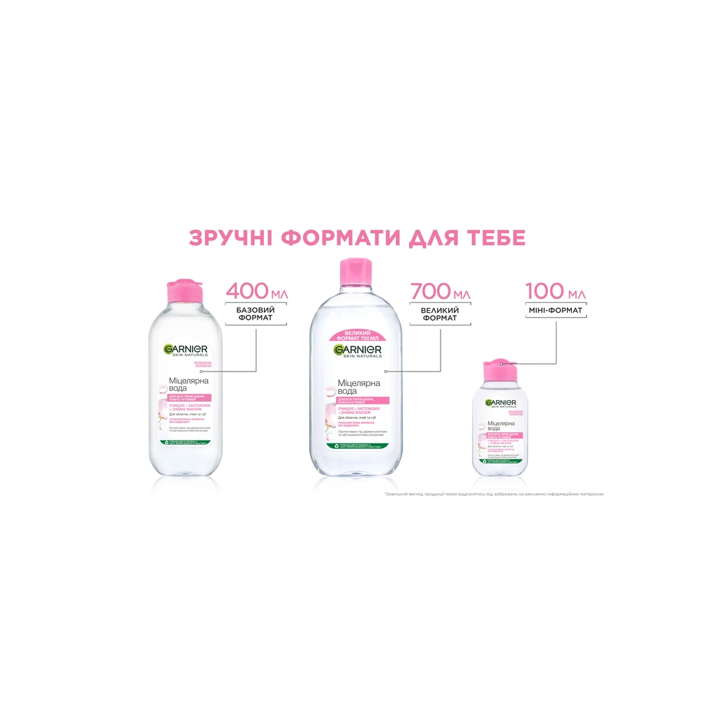 Міцелярна вода Garnier Skin Naturals 700 мл (3600541940536) - picture 6