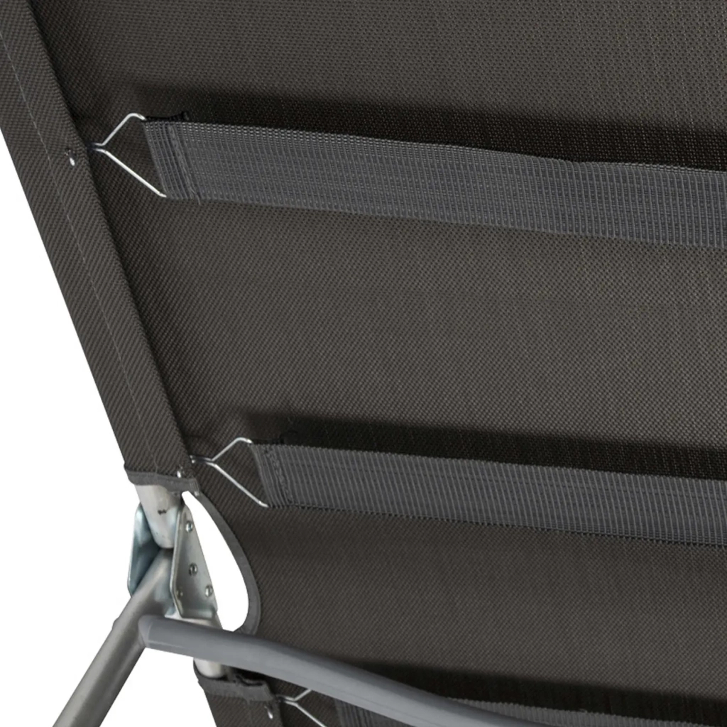 Розкладачка Bo-Camp Sun Lounger 3 Positions Anthracite (1304480) - зображення 6