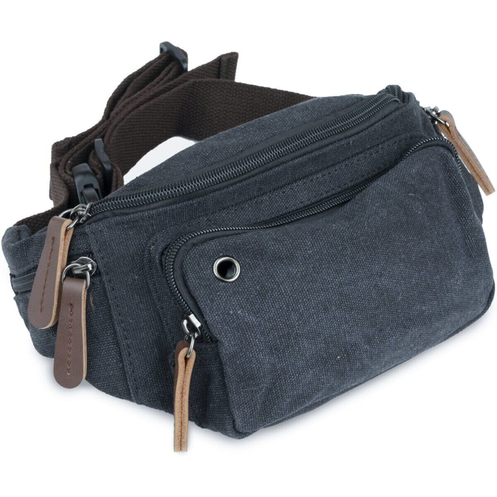 Сумка Vintage Текстильна Чорна (20085) - зображення 5