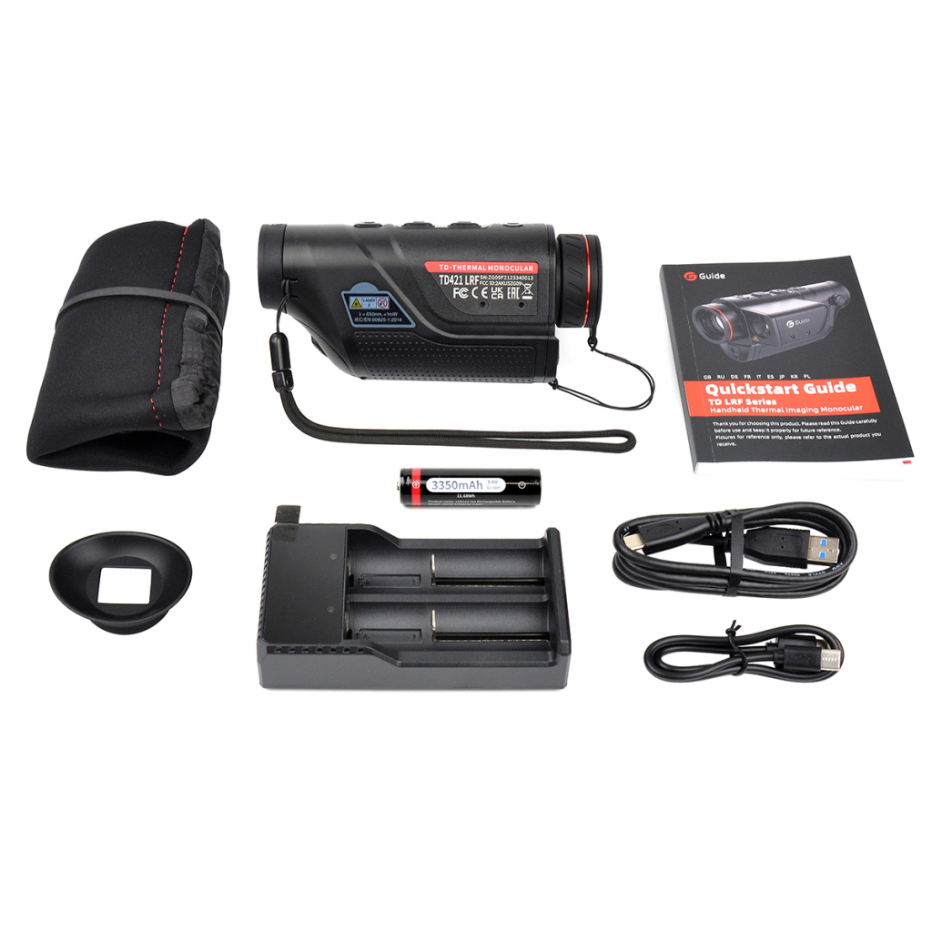 Монокуляр Guide Тепловізійний TD421 LRF 384x288px 25mm (з далекоміром) (747137) - изображение 11