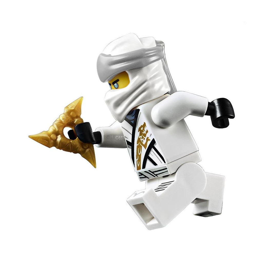 Конструктор LEGO NINJAGO Мотоцикл-клинок Кая та снігохід Зейна 376 деталей (70667) - зображення 9