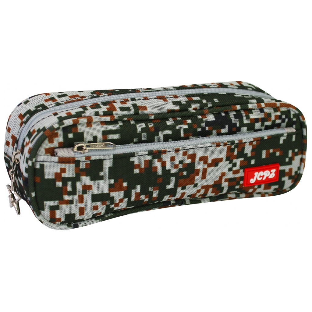 Пенал Maxi 2 відділення (J-2631-grey) - зображення 1