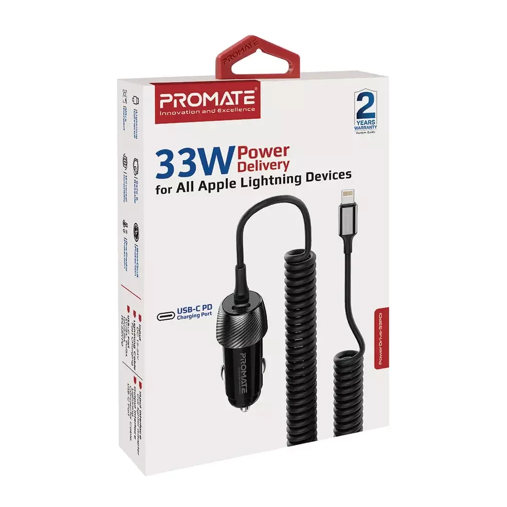 Зарядний пристрій Promate powerdrive-33pdi.black - зображення 2