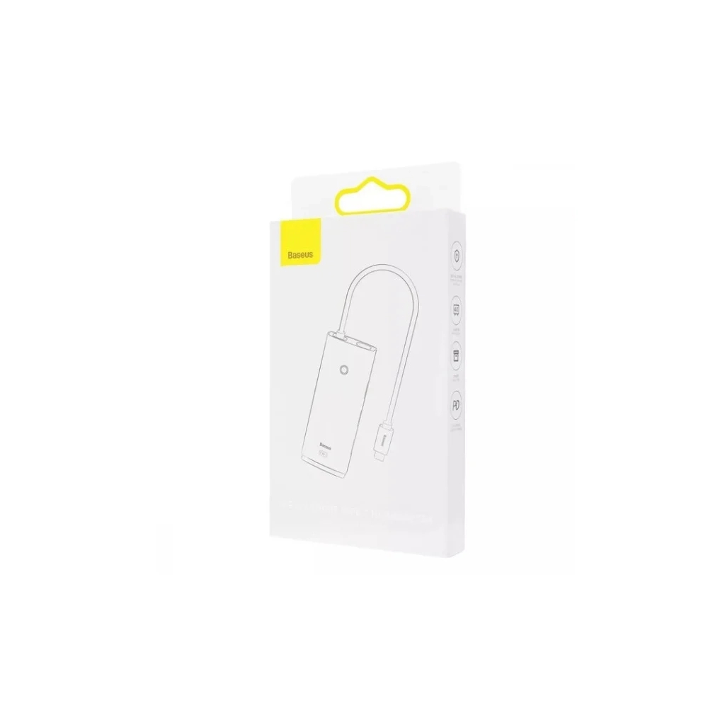 Концентратор Baseus USB-C 5-in-1 HDMI + 3xUSB 3.0 + PD black (WKQX040001) - изображение 6