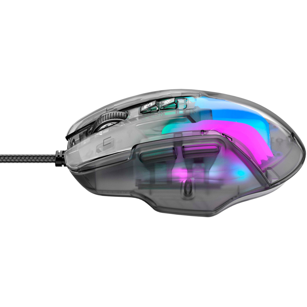 Мишка Havit HV-MS1011SE USB Transparent Black (6950676270280) - зображення 3