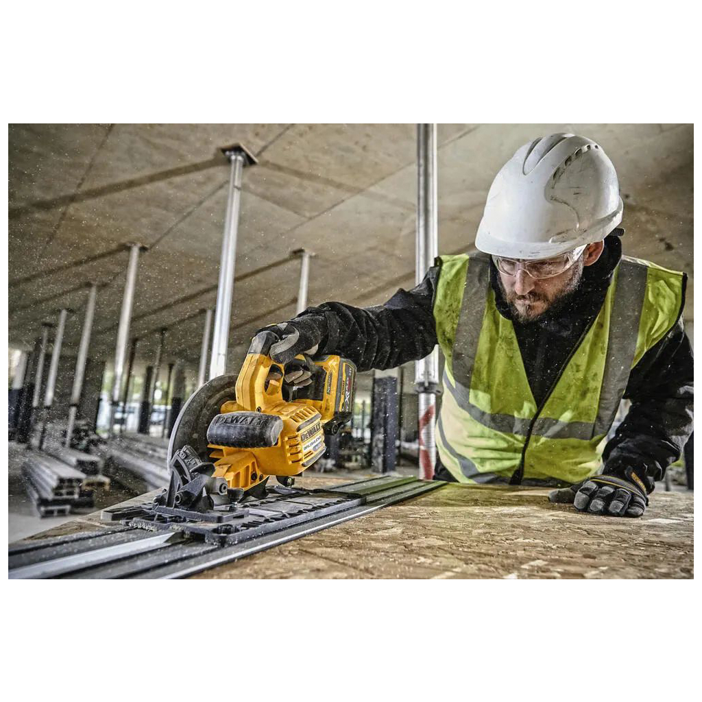 Дискова пила DeWALT 54В XR FLEXVOLT Li-lon диск 190х30 мм, 2x2Ah, 3.7 кг, кейс TSTAK (DCS579T2) - изображение 5