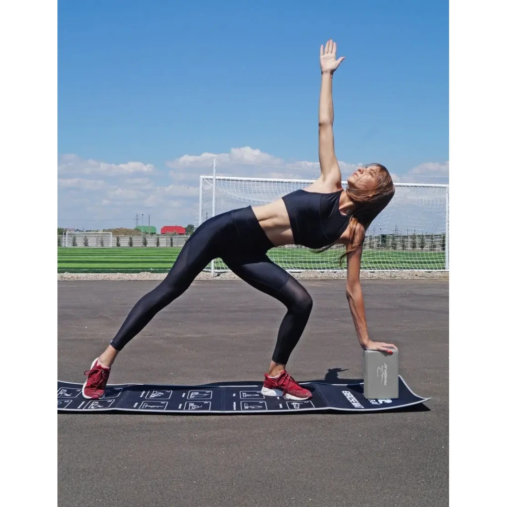 Блок для йоги PowerPlay Yoga Brick Сірий (PP_4006_Grey_Yoga_Brick) - зображення 4