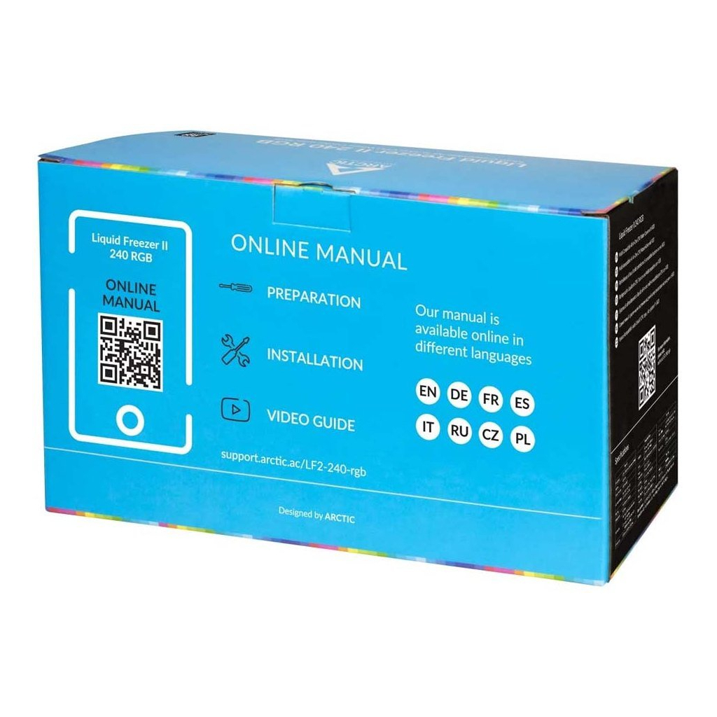 Система рідинного охолодження Arctic Liquid Freezer II 240 RGB (ACFRE00099A) - зображення 9