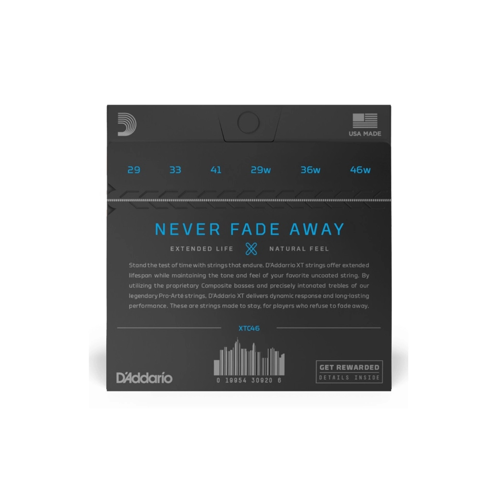 Струни для гітари D'Addario XT Classical Hard Tension (XTC46) - зображення 3