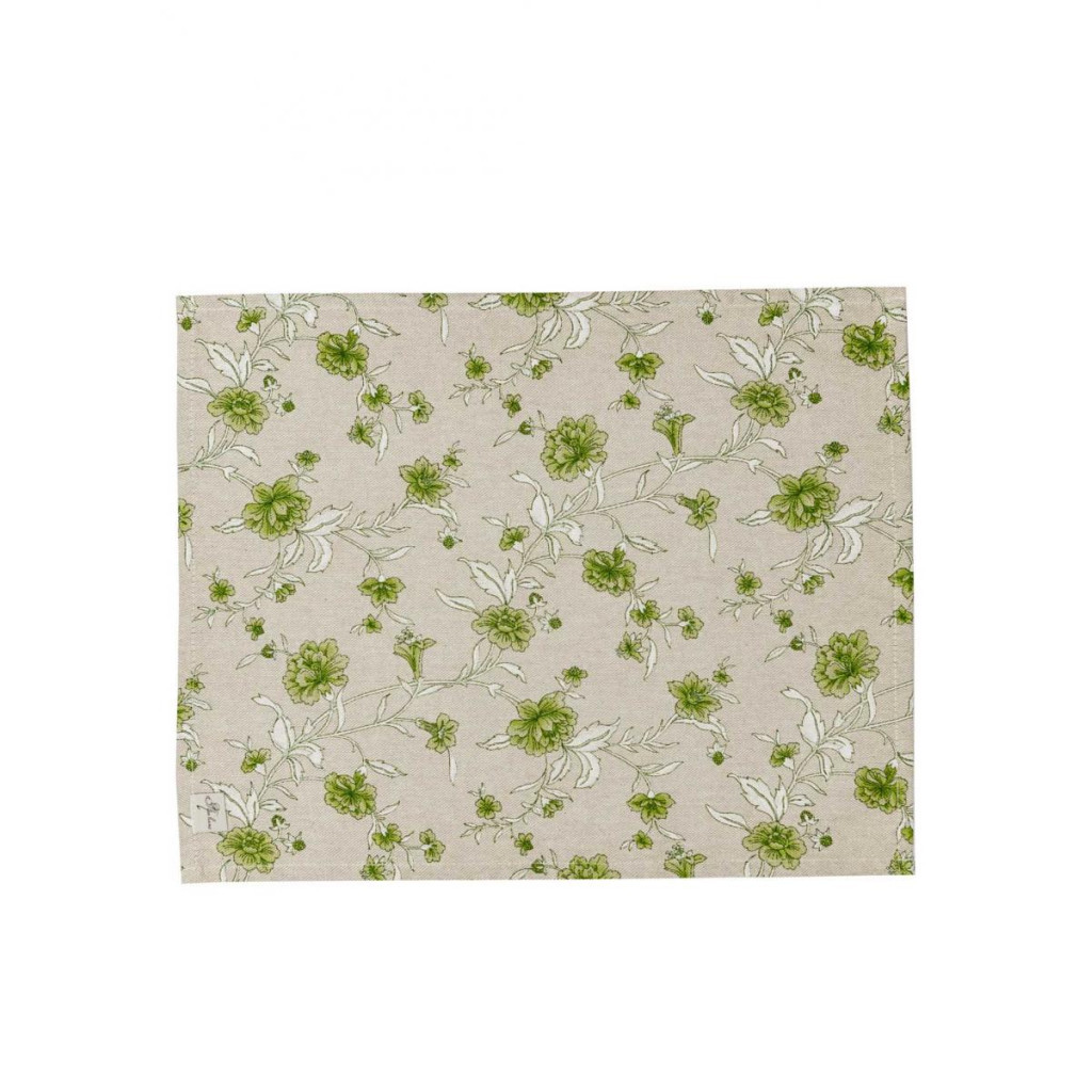 Серветка на стіл Прованс Квіти зелений Господиня 35х45 см (4823093451858) - зображення 2