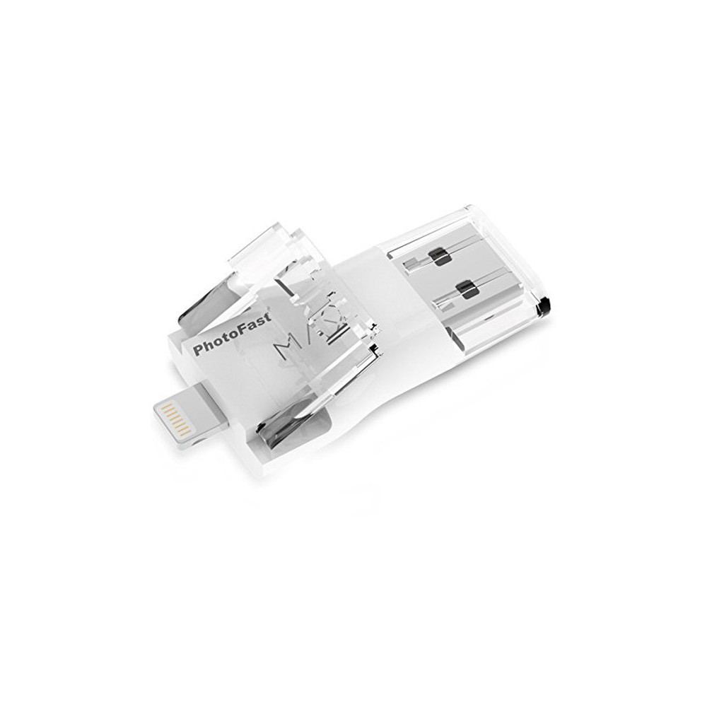 USB флеш накопичувач PhotoFast 128GB i-Flashdrive Max Gen2 U3 White USB 3.0 - Lightning (IFDMAXG2128GB) - зображення 4