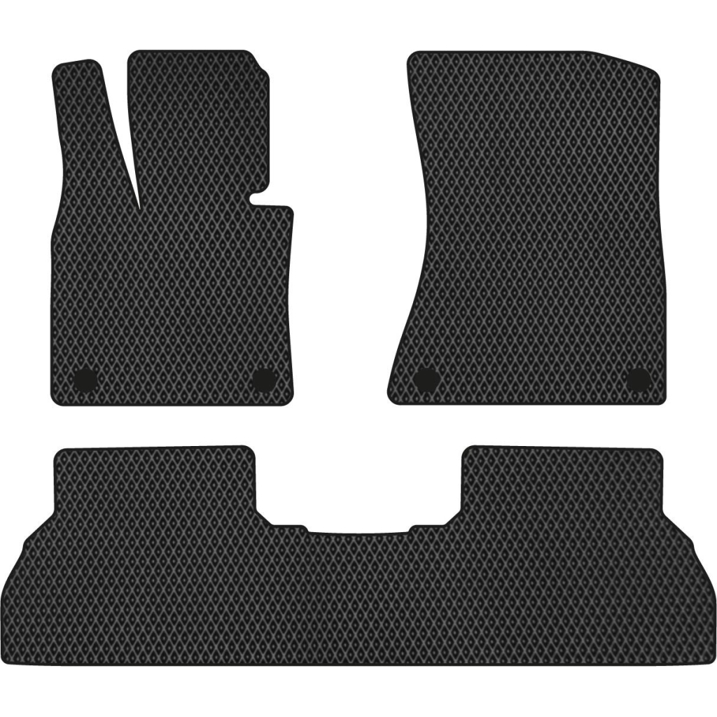 Килимок в салон EVAtech BMW X5 (E70) 2006-2013 2 покоління SUV EU (BM325Z3BW4RBB) - зображення 1