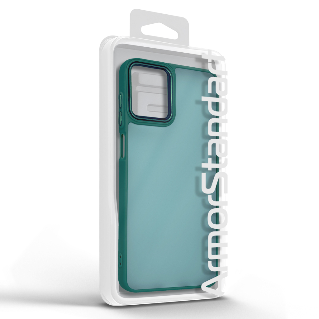 Чохол до мобільного телефона Armorstandart Frame Samsung A07 4G Dark Green (ARM87009) - зображення 3