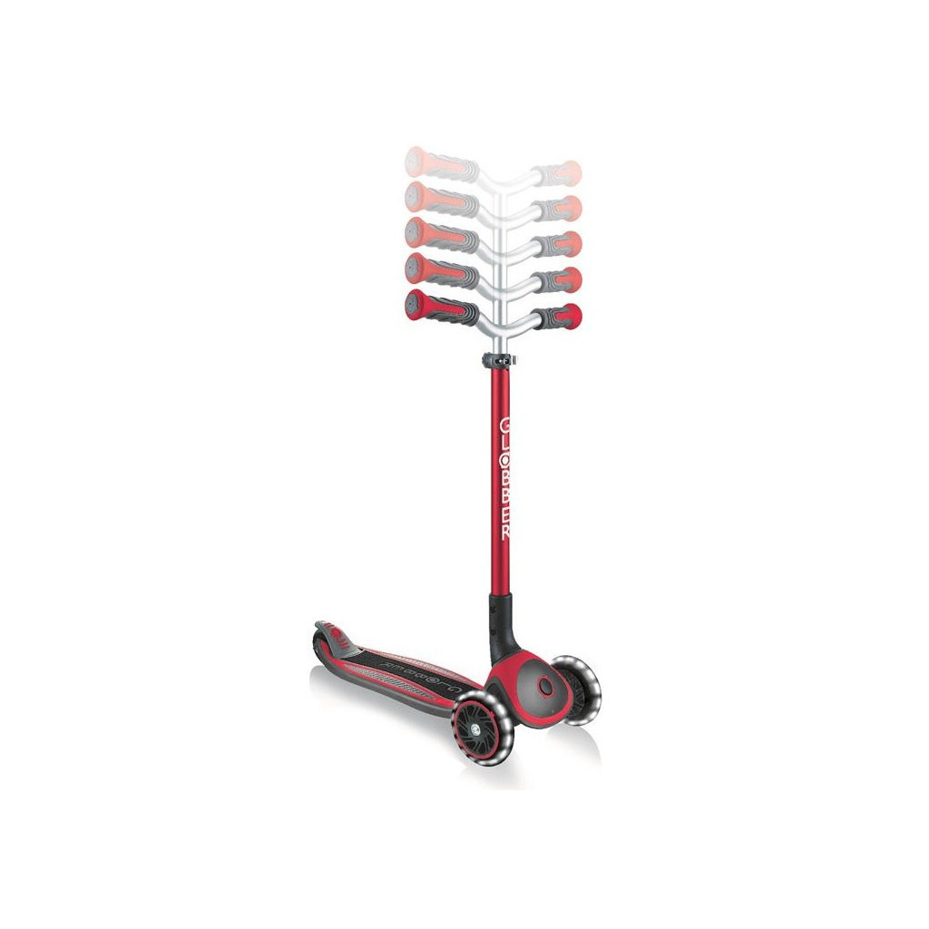 Самокат Globber Master Lights Led червоний (662-102) - зображення 2
