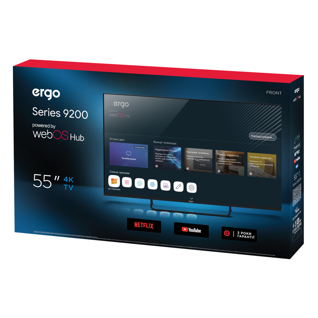 Телевізор Ergo 55WUS9200 - зображення 9