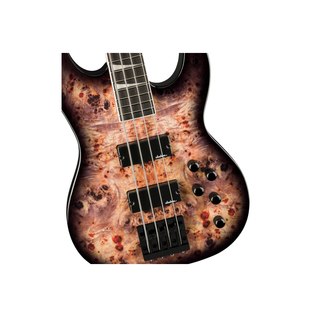 Бас-гітара Jackson Guitars JS Series JS3P Concert Bass Transparent Black Burst (236369) - зображення 4