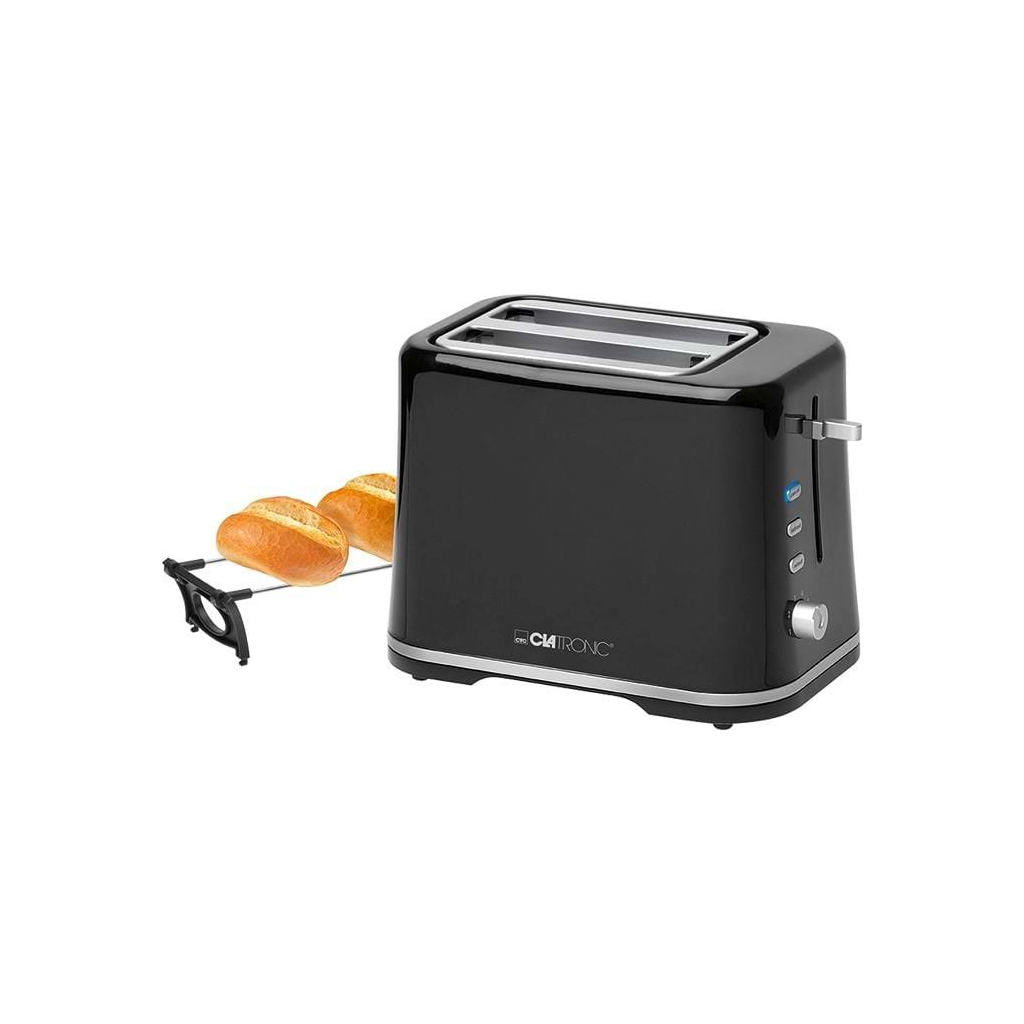 Тостер Clatronic TA 3554 black-silver - зображення 3