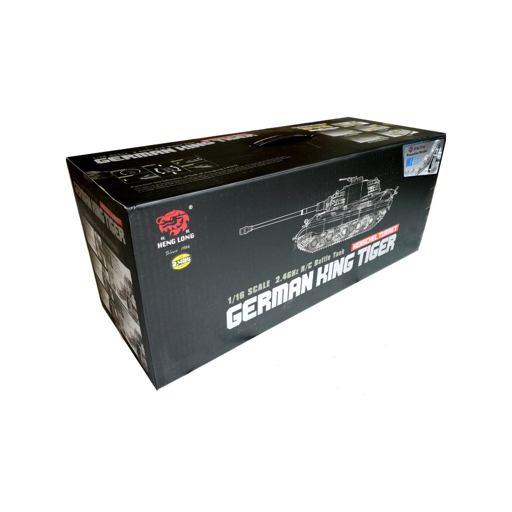 Радіокерована іграшка Heng Long Танк King Tiger Henschel 1:16 з пневмогарматою (HL3888A-1Upg) - зображення 7