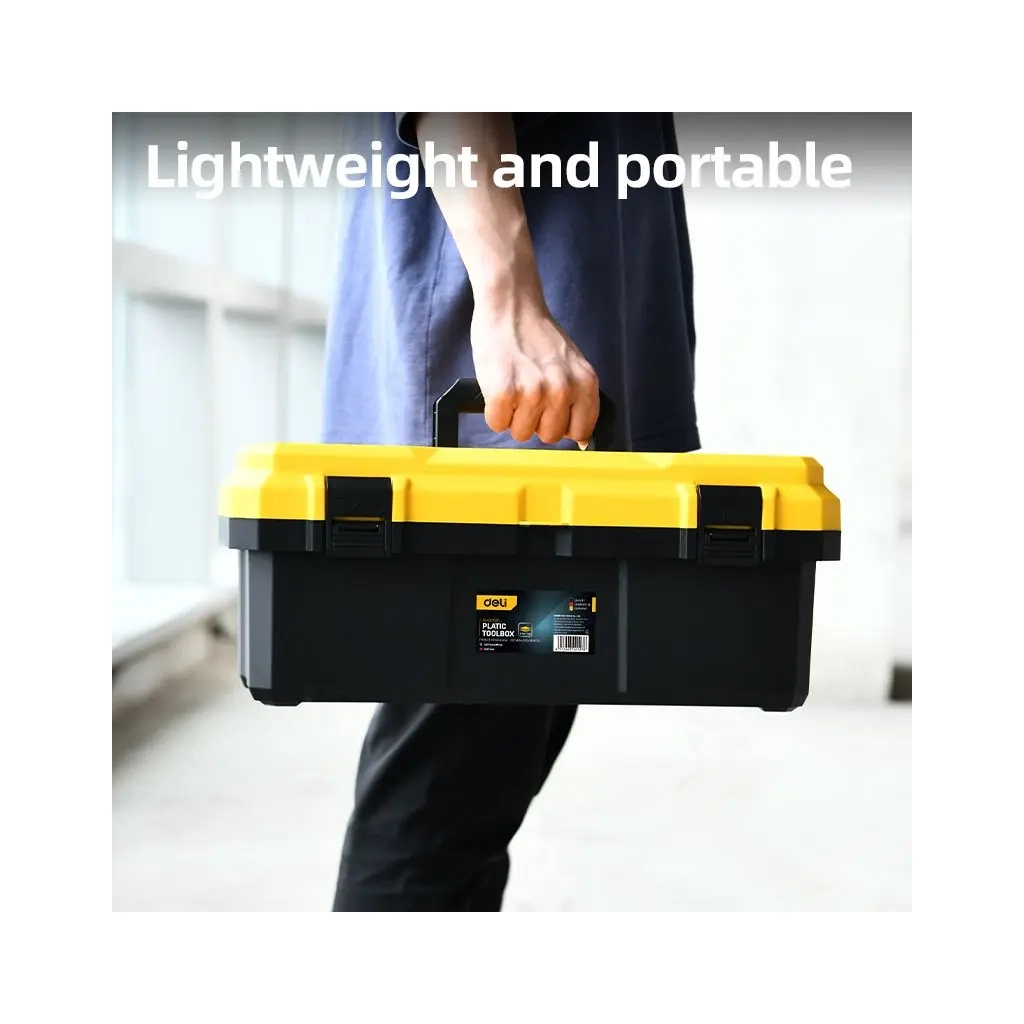 Ящик для інструментів Deli 455 мм x 220 мм x 190 мм (EDL432620) - зображення 3